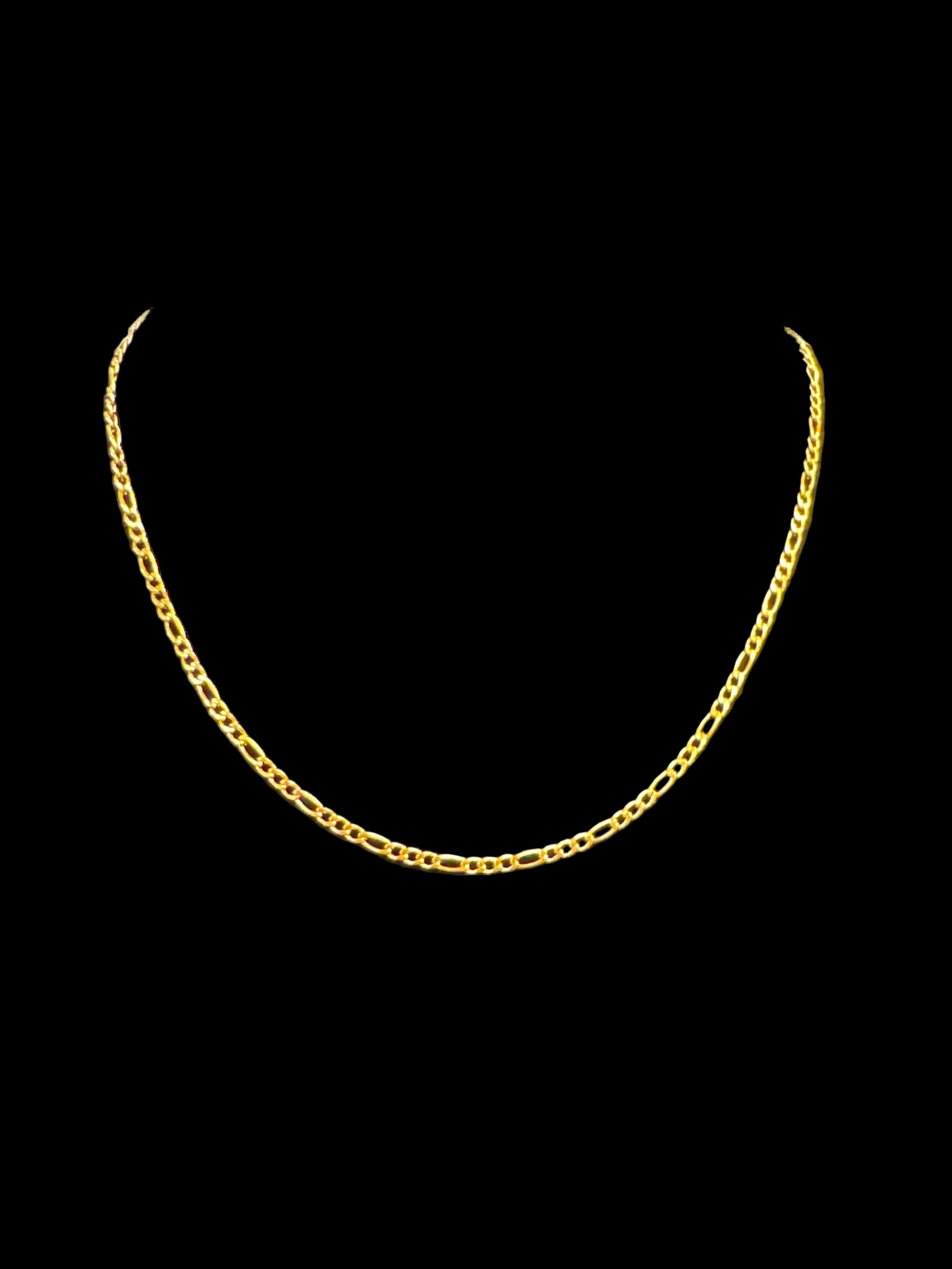 18 in Gold Figaro Chain