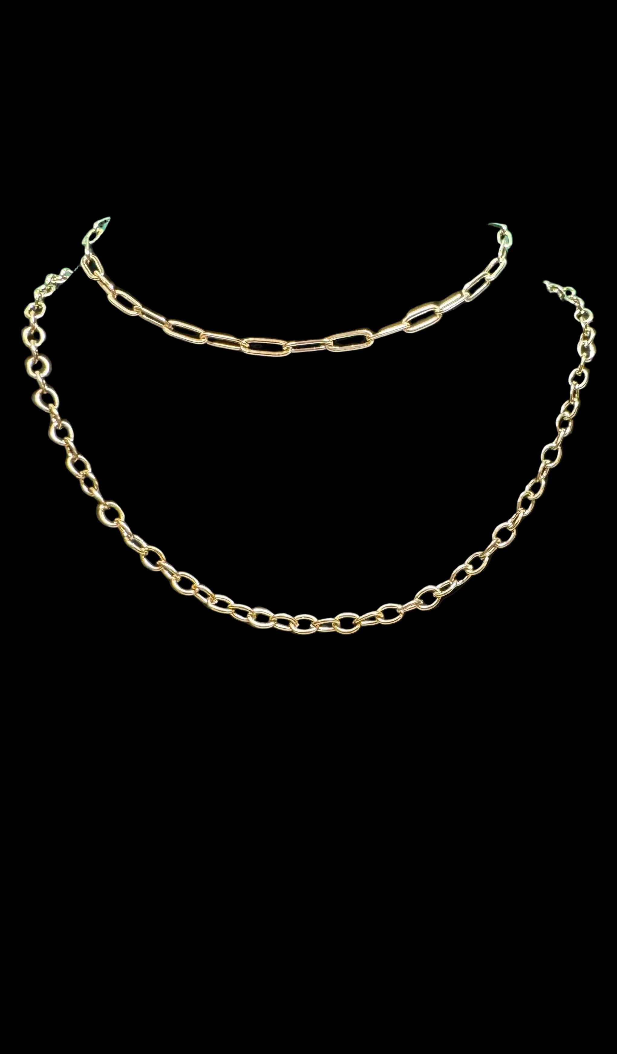 Double Layered Gold Chain